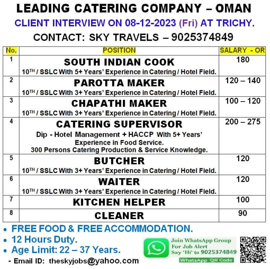 Oman's Premier Catering Company - Client Interview on December 8, 2023!