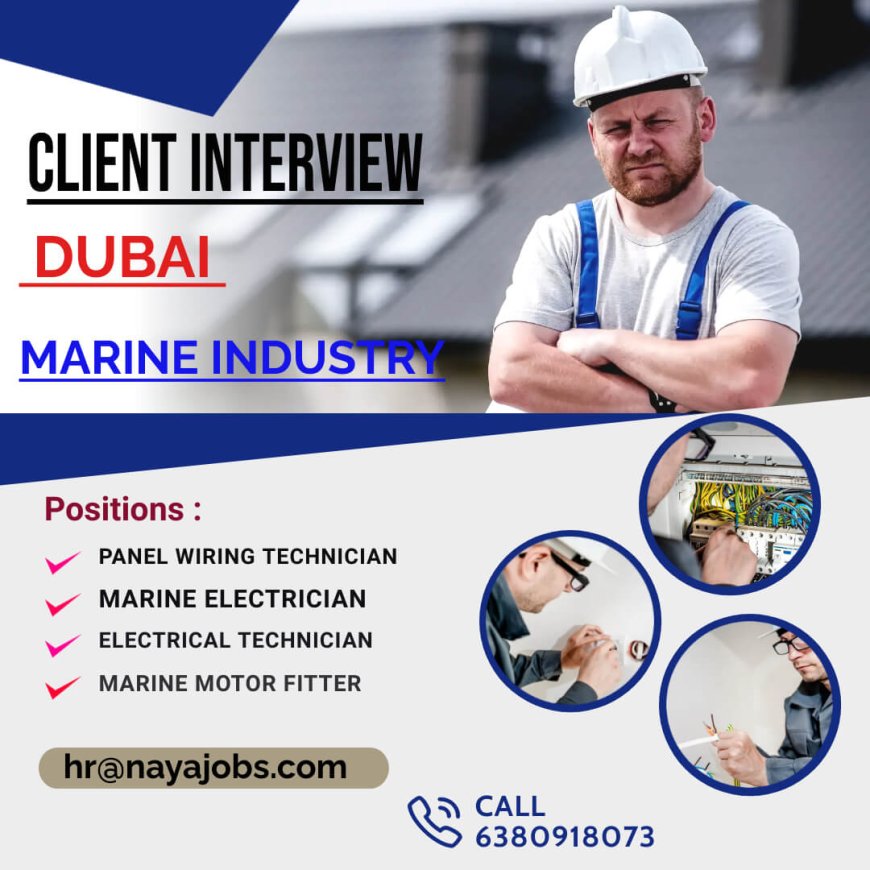 Jobs in Dubai's Marine Industry