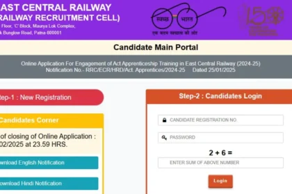 East Central Railway Apprentice Recruitment 2024-25: Apply Online for 1154 Vacancies