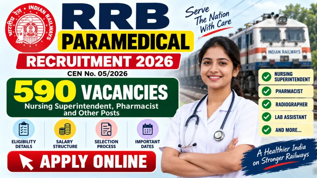 RRB Paramedical Recruitment 2026